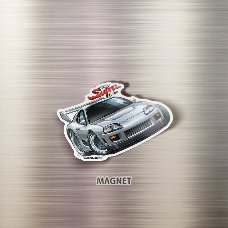 JZA80 Supra MK4 Silver (Wangan Midnight) Magnet
