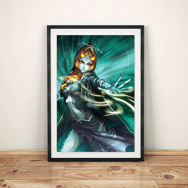 Midna Legend of Zelda Poster Print - nayukidraws