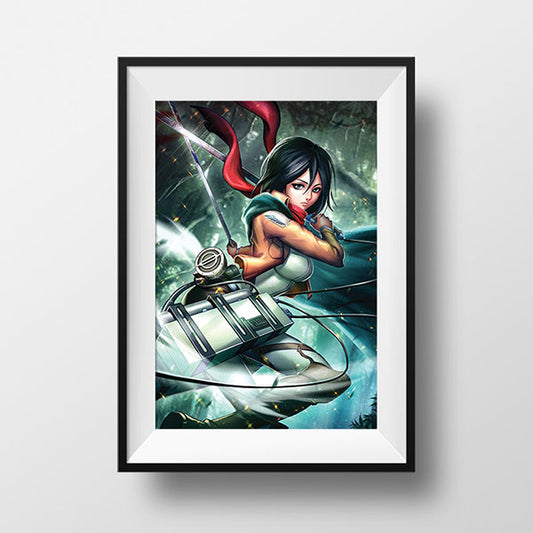 Mikasa Poster Print - nayukidraws