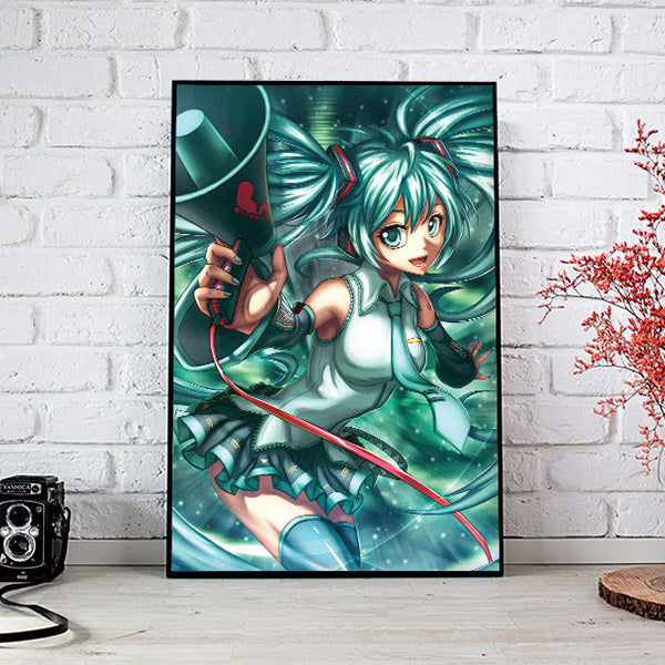 Hatsune Miku Poster Print - nayukidraws