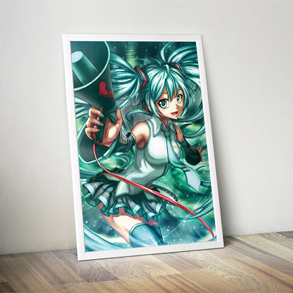 Hatsune Miku Poster Print - nayukidraws