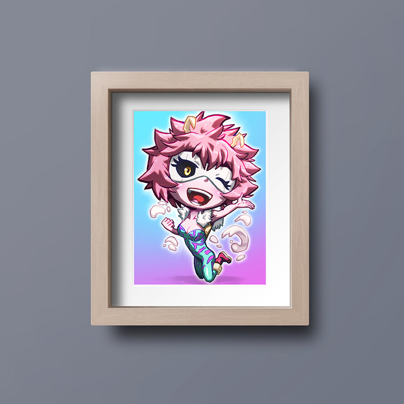 Pinky Mina Ashido Mini Print