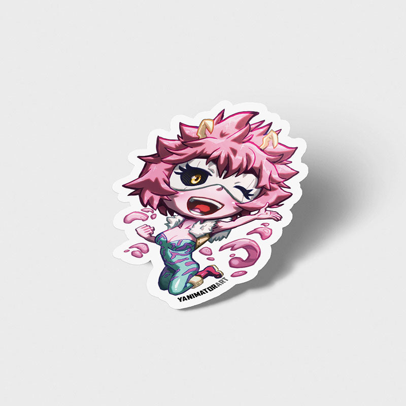 Pinky Mina Ashido Vinyl Sticker