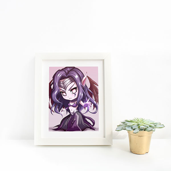 Morgana Chibi Mini Print - nayukidraws