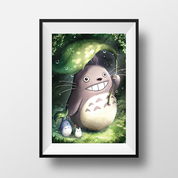 My Neighbour Totoro Poster Print - nayukidraws