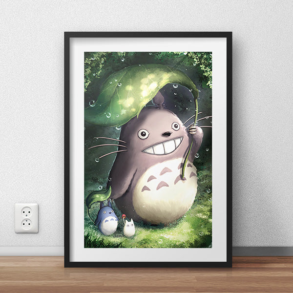 My Neighbour Totoro Poster Print - nayukidraws