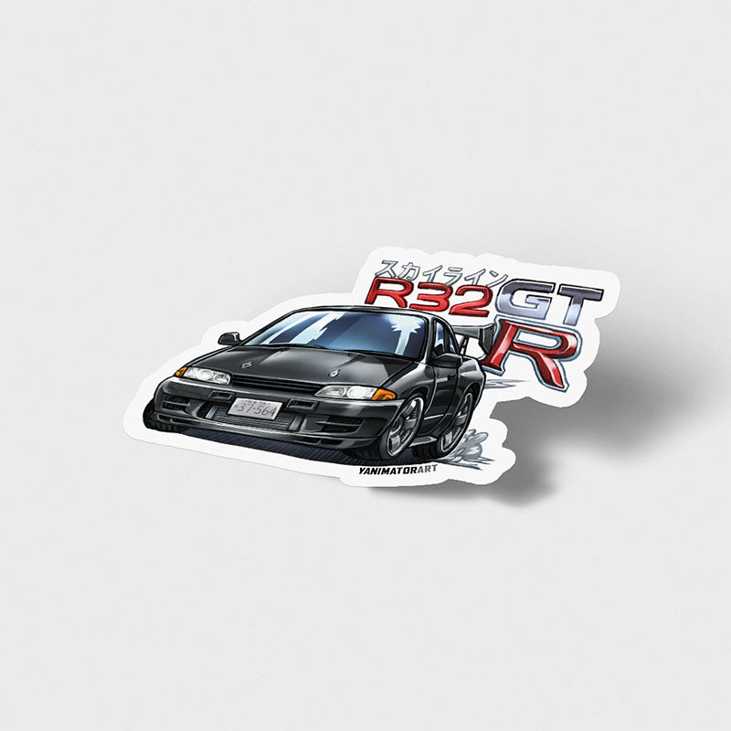 Skyline GT-R GTR R32 Vinyl Sticker – YanimatorART