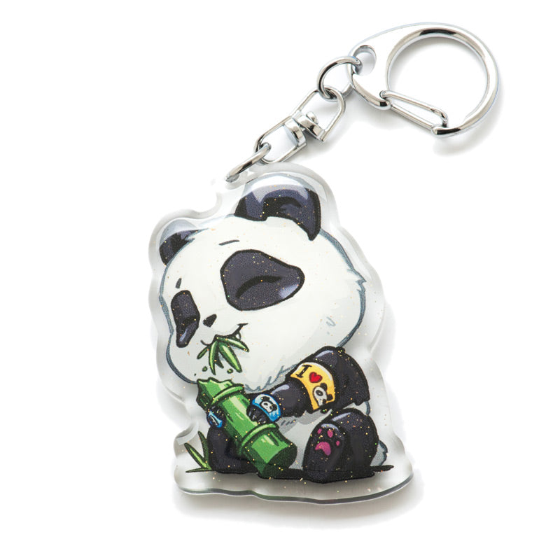 Panda Acrylic Charm Keychain