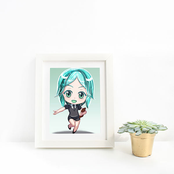 Phos Chibi Mini Print - nayukidraws