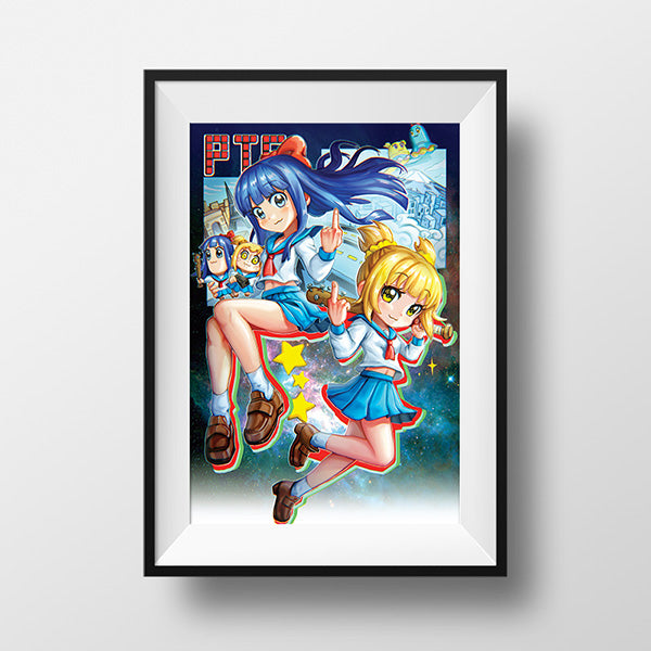 Pop Team Epic Poster Print - nayukidraws