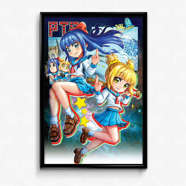 Pop Team Epic Poster Print - nayukidraws