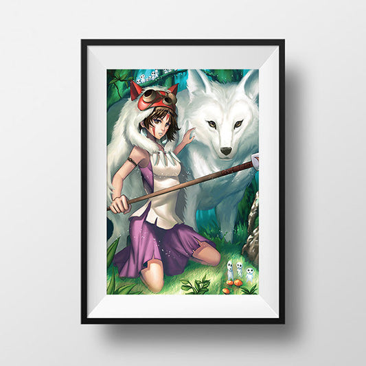 Princess Mononoke Poster - nayukidraws