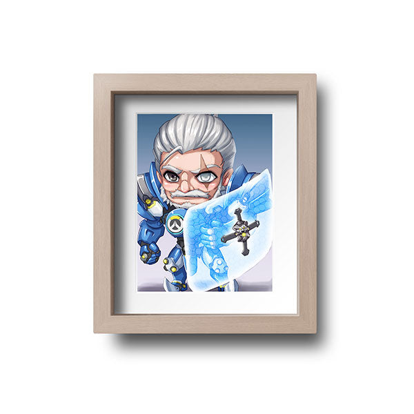 Young Reinhardt Chibi Mini Print