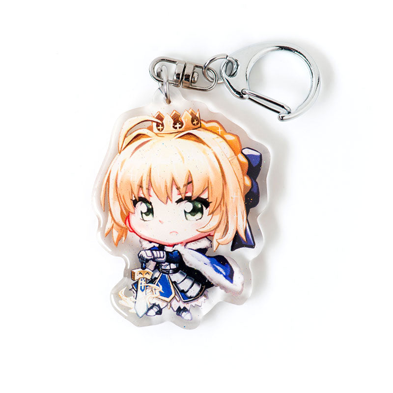 Saber Artoria Pendragon Acrylic Charm Keychain