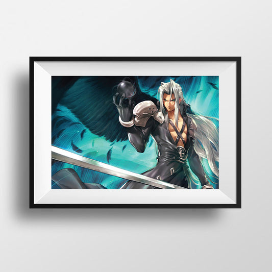 Sephiroth FF7 Poster Print