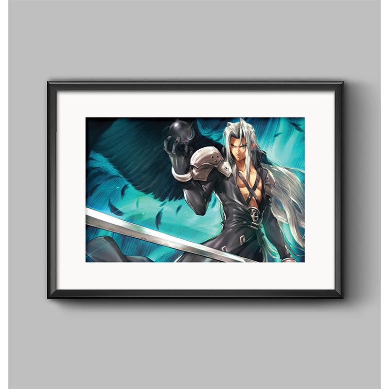 Sephiroth FF7 Poster Print