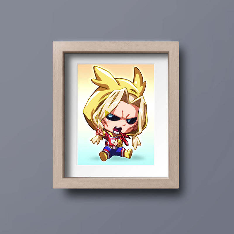 Toshinori Yagi Small All Might Pajama Kigurumi Mini Print