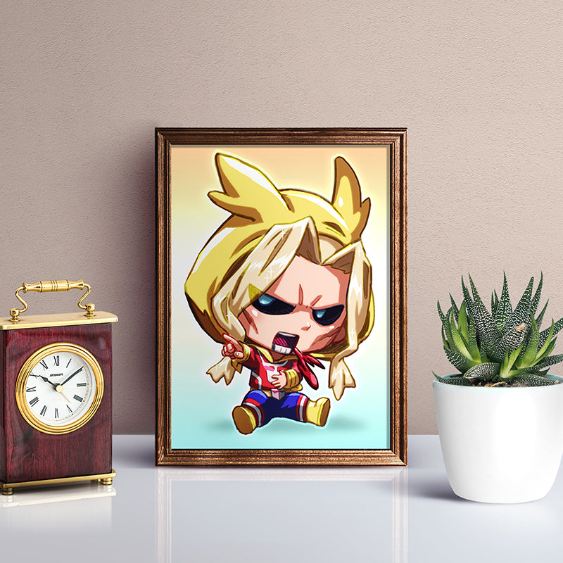 Toshinori Yagi Small All Might Pajama Kigurumi Mini Print