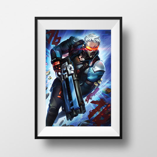 Soldier 76 Poster Print