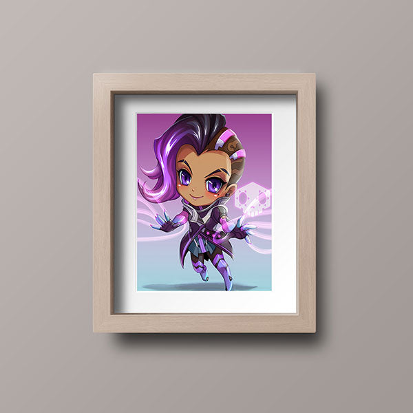 Sombra Chibi Mini Print