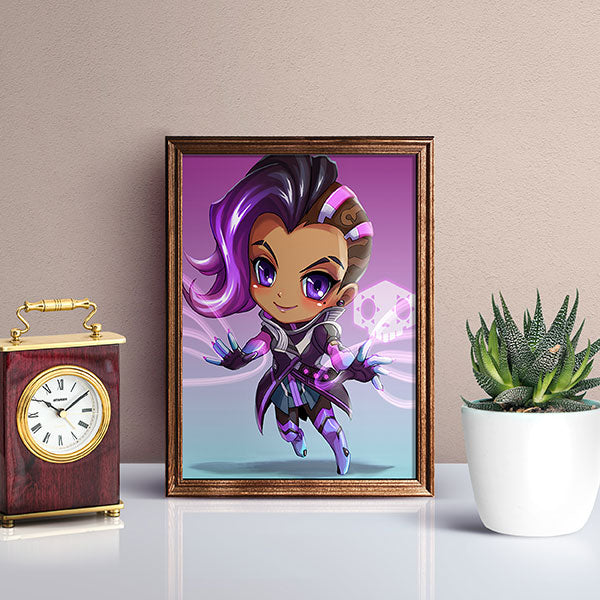 Sombra Chibi Mini Print