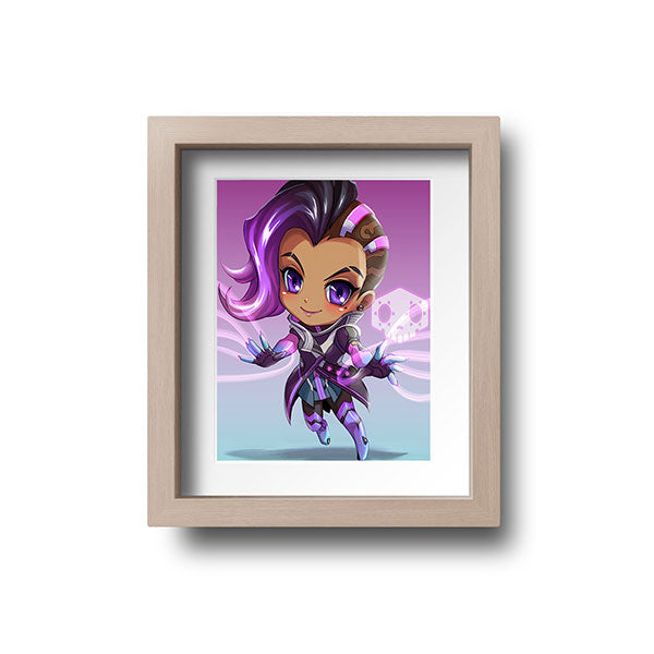 Sombra Chibi Mini Print