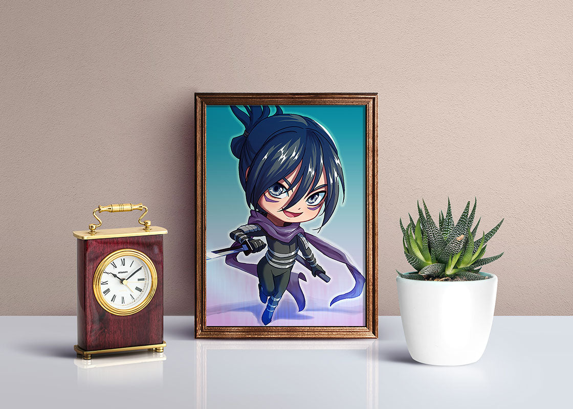 Yanimator Sonic Chibi Mini Print – YanimatorART
