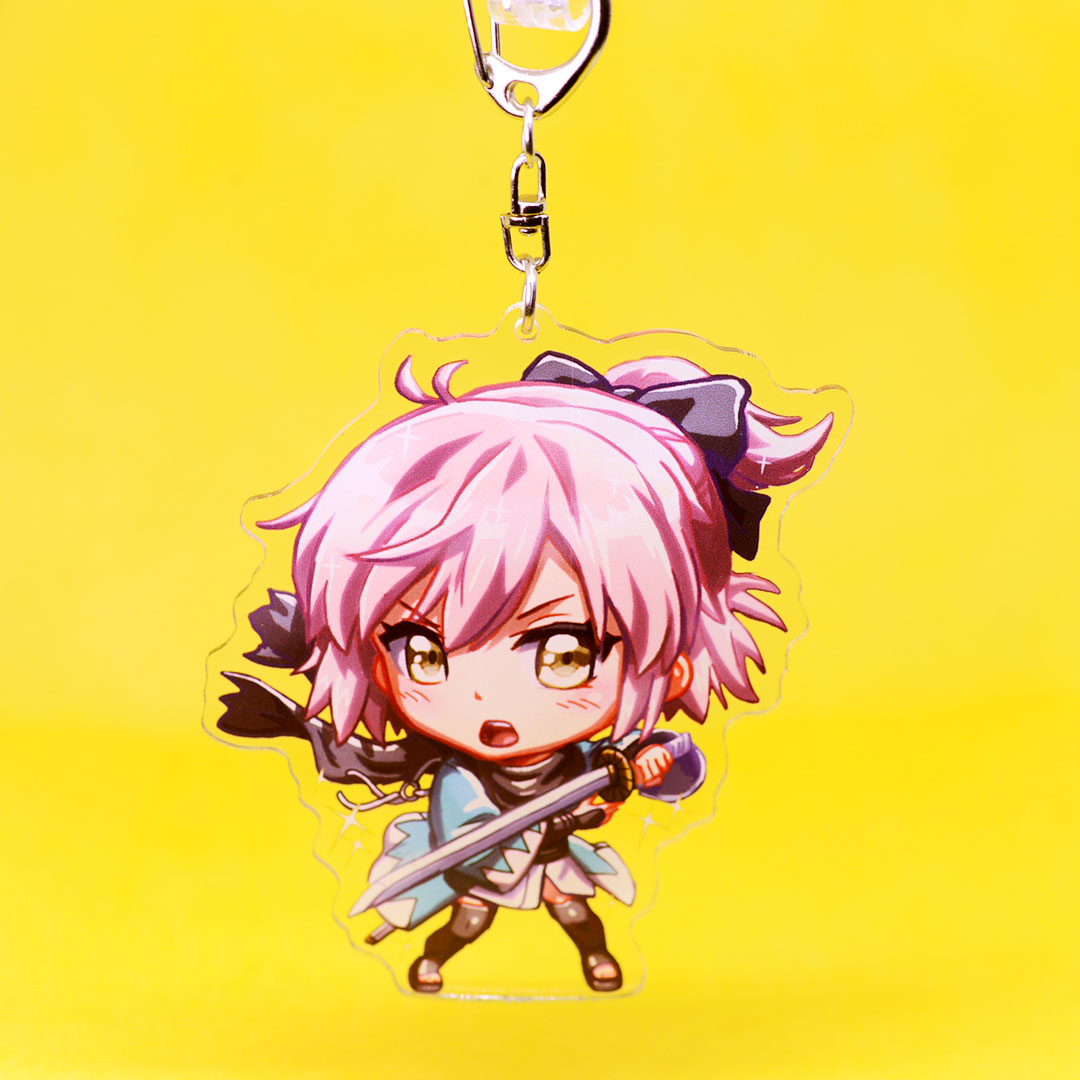 Okita [SECONDS - MISSING STANDEE BASE] 4" Acrylic Keychain