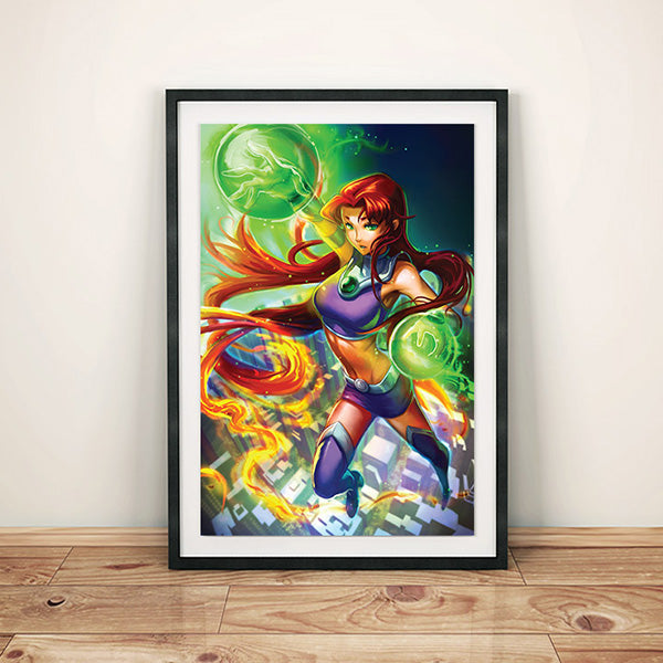 Starfire Poster Print - nayukidraws