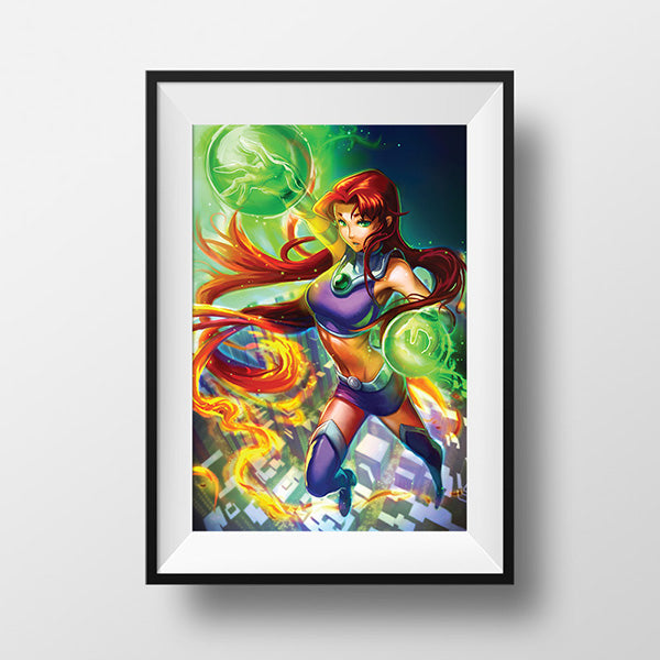 Starfire Poster Print - nayukidraws