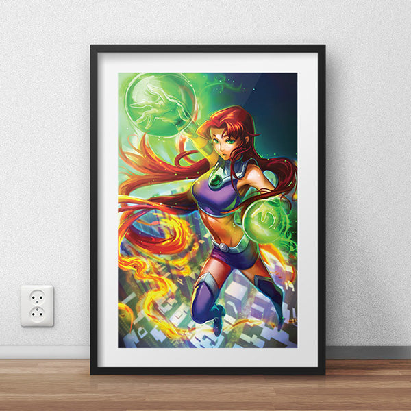 Starfire Poster Print - nayukidraws