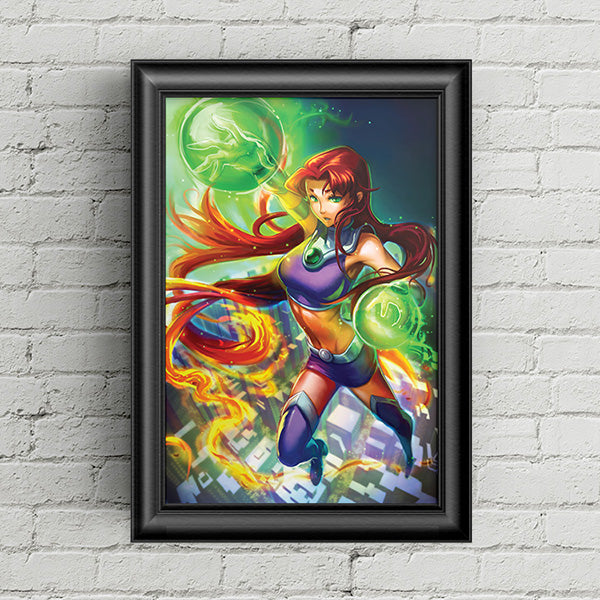 Starfire Poster Print - nayukidraws