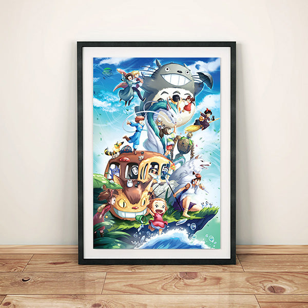 Studio Ghibli Poster Print - nayukidraws