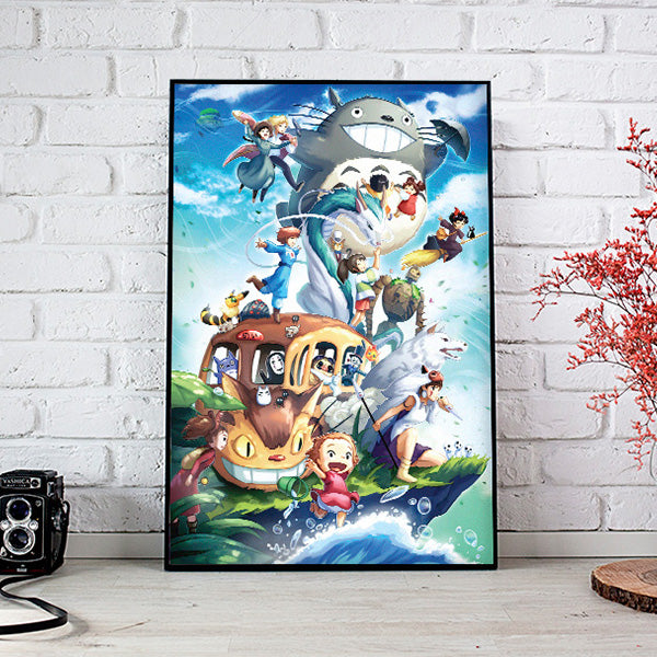 Studio Ghibli Poster Print - nayukidraws