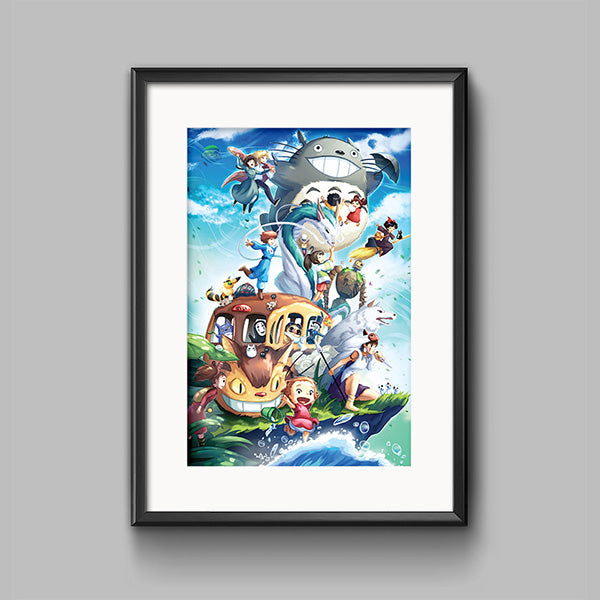 Studio Ghibli Poster Print - nayukidraws