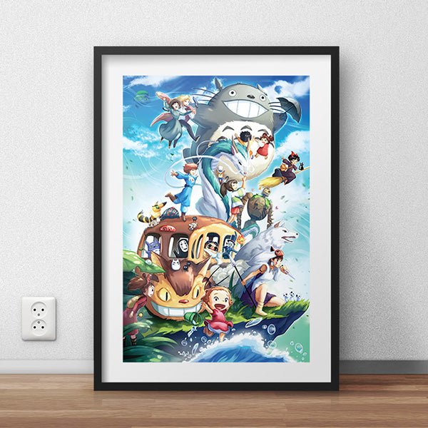 Studio Ghibli Poster Print - nayukidraws