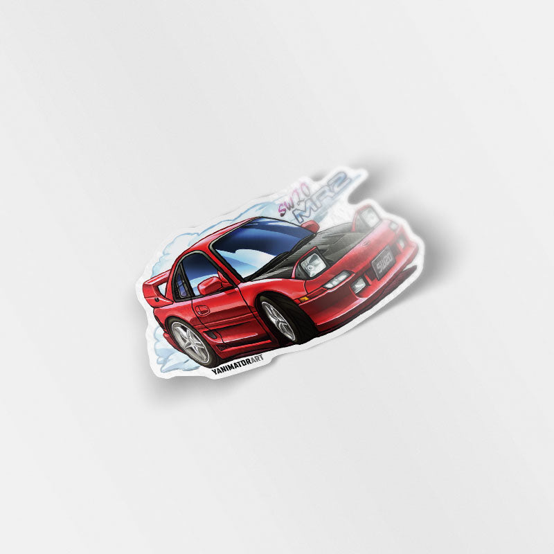 Mr2 Window Sticker SW20 MR-2 / MR2 Red Vinyl Sticker – YanimatorART
