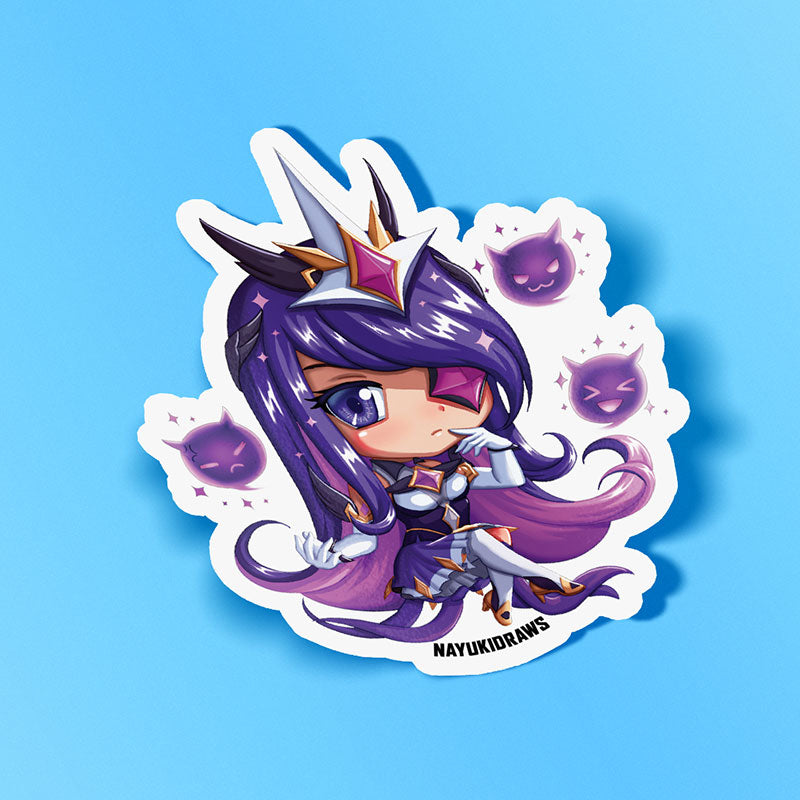 Star Guardian Syndra Vinyl Sticker - nayukidraws