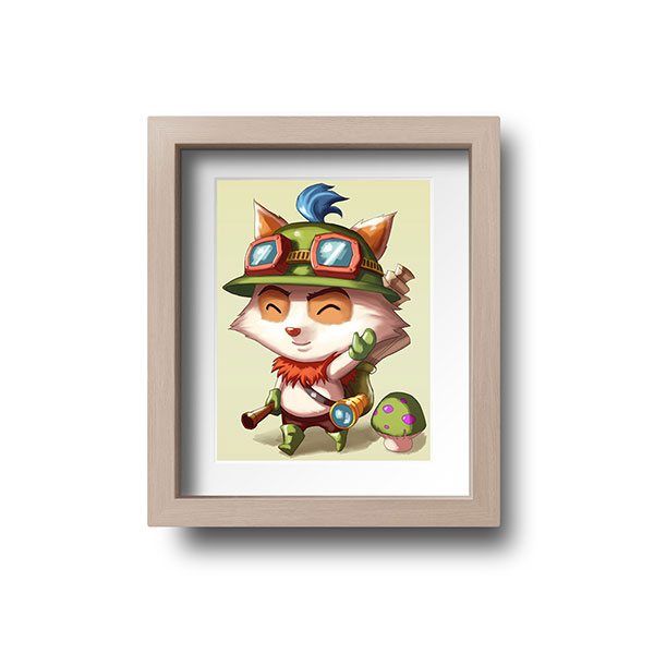 Teemo Chibi Mini Print - nayukidraws