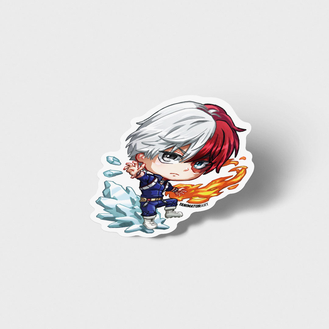 Todoroki Shoto v2 Vinyl Sticker – YanimatorART