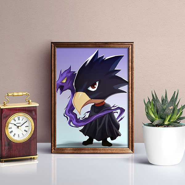 Tokoyami Chibi Mini Print - nayukidraws