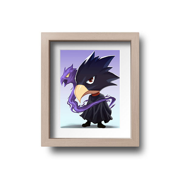 Tokoyami Chibi Mini Print - nayukidraws