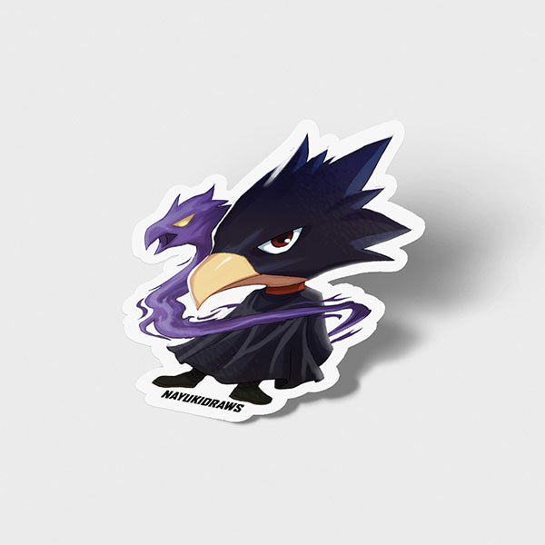 Tokoyami Vinyl Sticker - nayukidraws