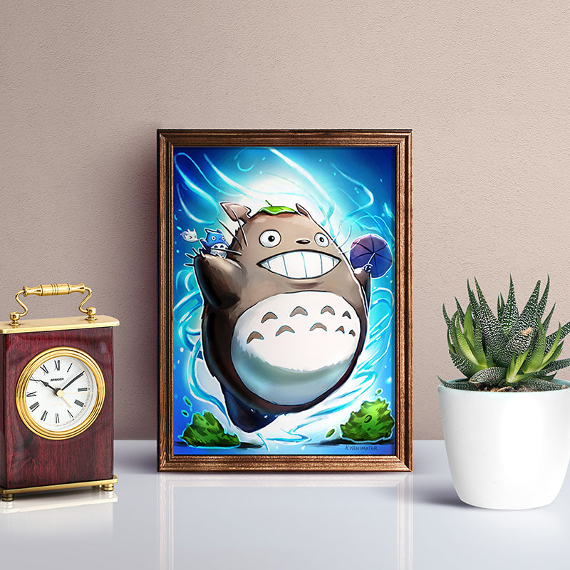 Totoro Mini Print