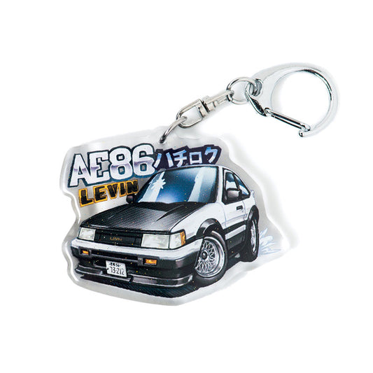 AE86 Levin Turbo Wataru Acrylic Charm Keychain