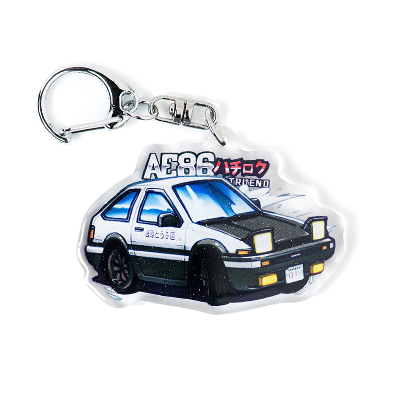 AE86 Trueno Acrylic Charm Keychain