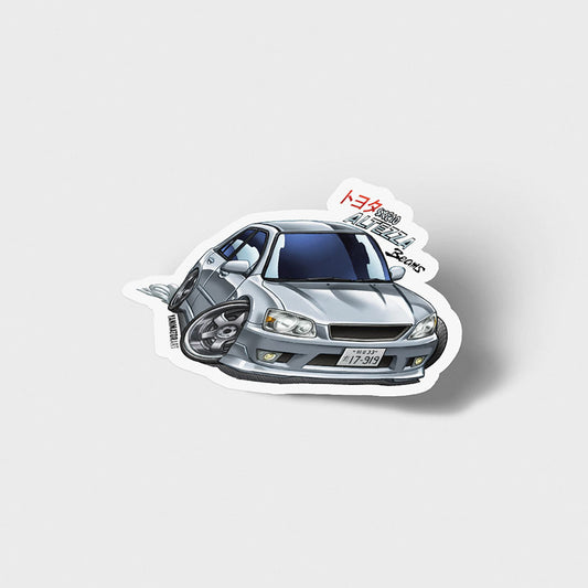 SXE10 Altezza RS200 / IS300 Silver Vinyl Sticker