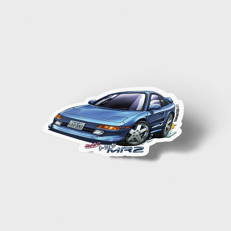 Mr2 Window Sticker SW20 MR-2 / MR2 Blue Vinyl Sticker – YanimatorART