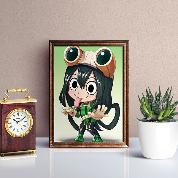 Tsuyu Chibi Mini Print - nayukidraws