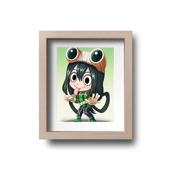 Tsuyu Chibi Mini Print - nayukidraws